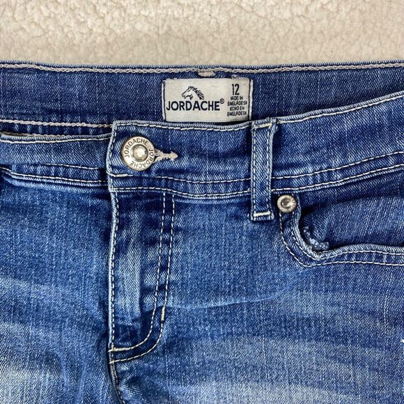 Jordache Mini‎ Girls Blue Denim Shorts 12 - Picture 2 of 6